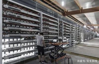 An overview of a secure mining farm layout, emphasizing protective measures against intrusions
