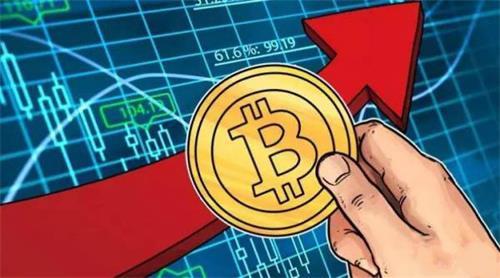 Bitcoin price chart showing market volatility.